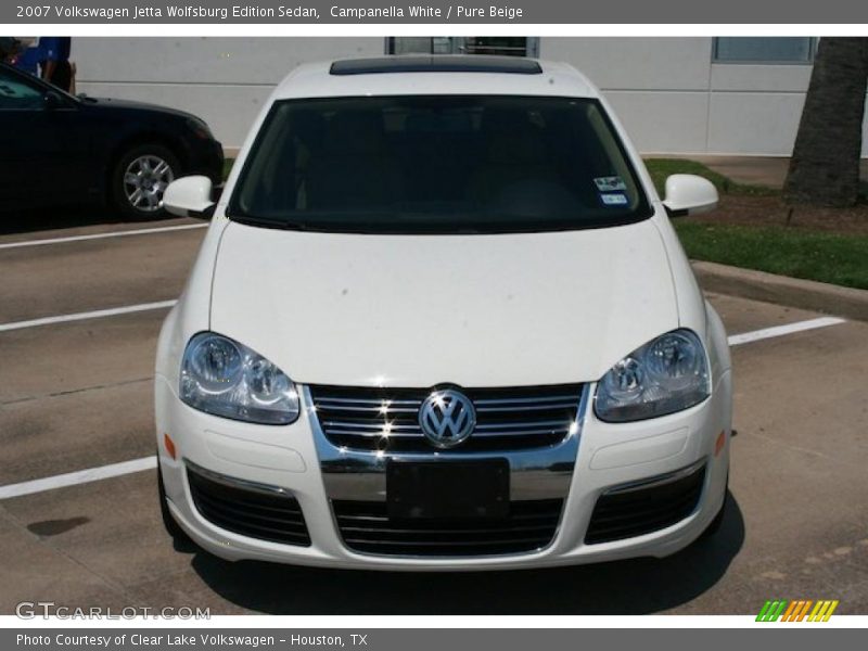 Campanella White / Pure Beige 2007 Volkswagen Jetta Wolfsburg Edition Sedan