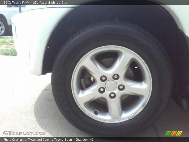 Natural White / Gray 2002 Toyota RAV4 4WD