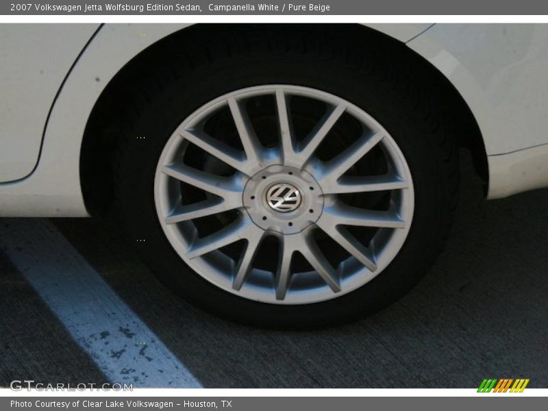 Campanella White / Pure Beige 2007 Volkswagen Jetta Wolfsburg Edition Sedan