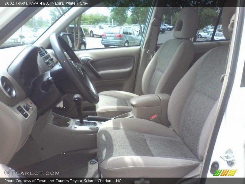 Natural White / Gray 2002 Toyota RAV4 4WD