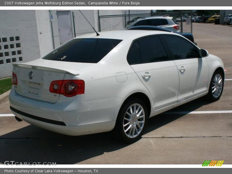 Campanella White / Pure Beige 2007 Volkswagen Jetta Wolfsburg Edition Sedan