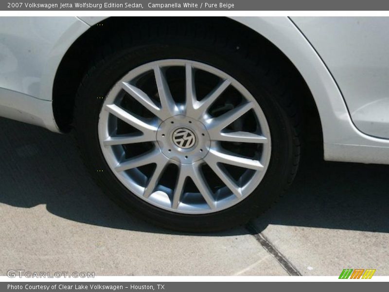 Campanella White / Pure Beige 2007 Volkswagen Jetta Wolfsburg Edition Sedan