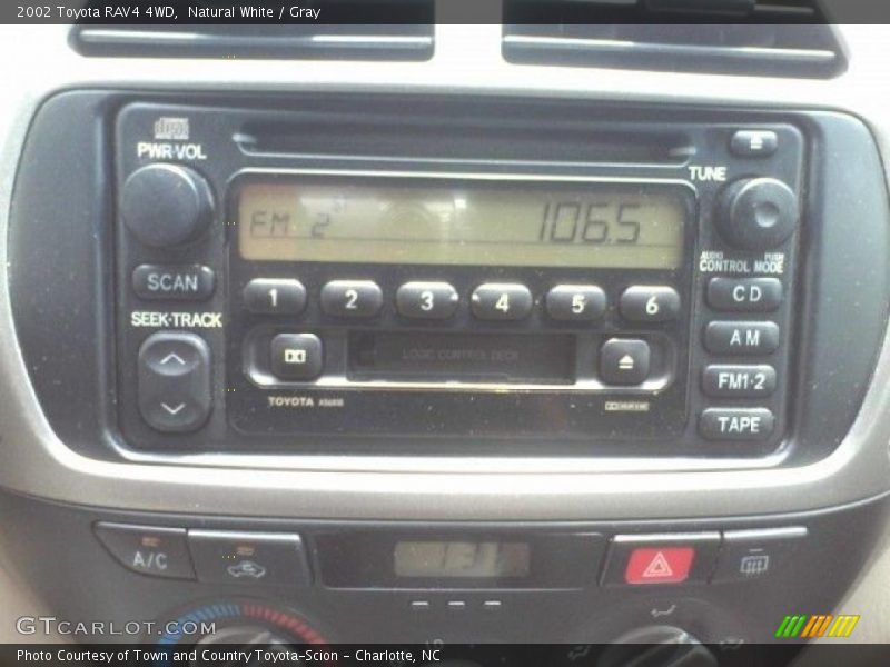 Natural White / Gray 2002 Toyota RAV4 4WD