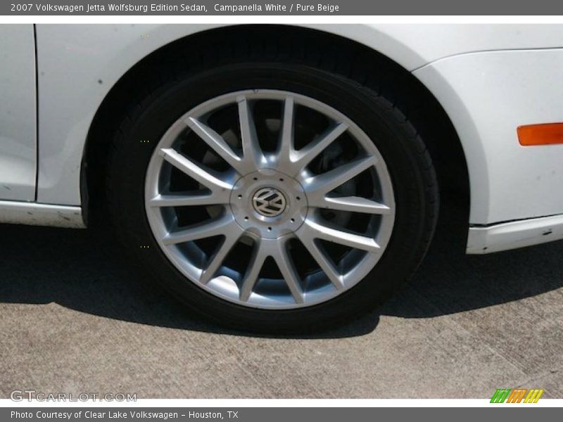 Campanella White / Pure Beige 2007 Volkswagen Jetta Wolfsburg Edition Sedan