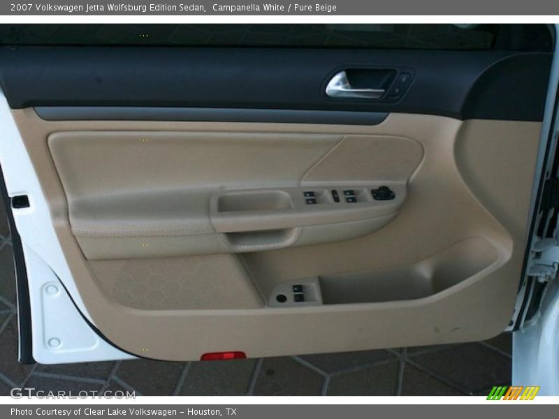 Campanella White / Pure Beige 2007 Volkswagen Jetta Wolfsburg Edition Sedan