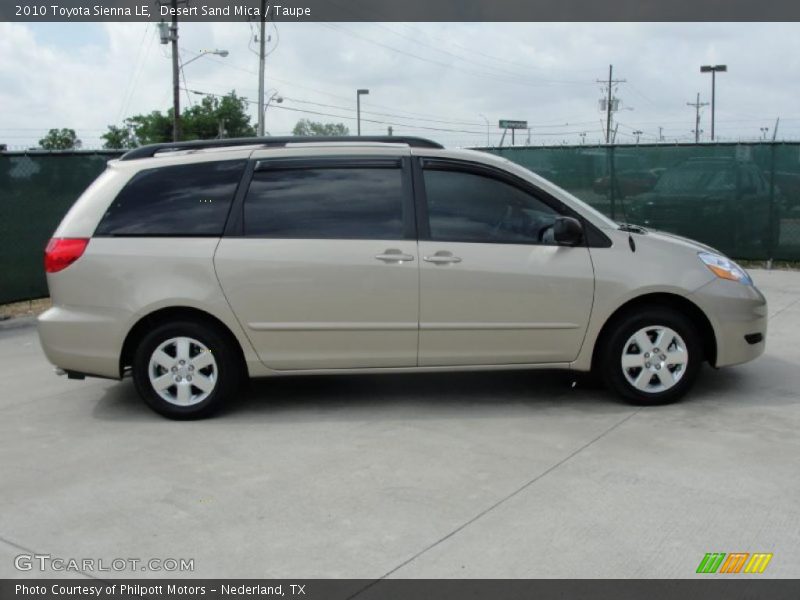 Desert Sand Mica / Taupe 2010 Toyota Sienna LE