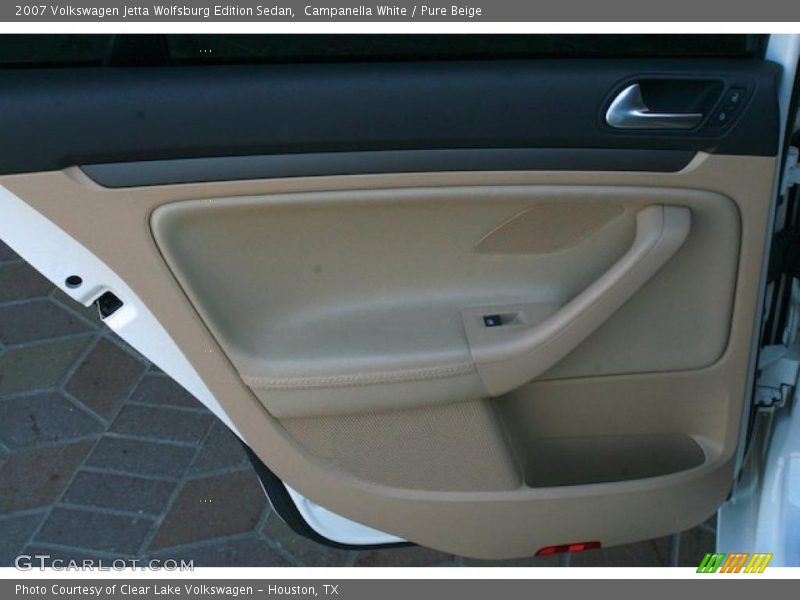 Campanella White / Pure Beige 2007 Volkswagen Jetta Wolfsburg Edition Sedan