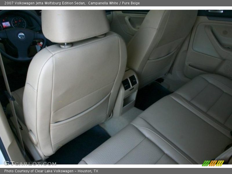 Campanella White / Pure Beige 2007 Volkswagen Jetta Wolfsburg Edition Sedan