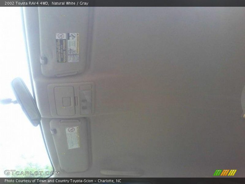 Natural White / Gray 2002 Toyota RAV4 4WD