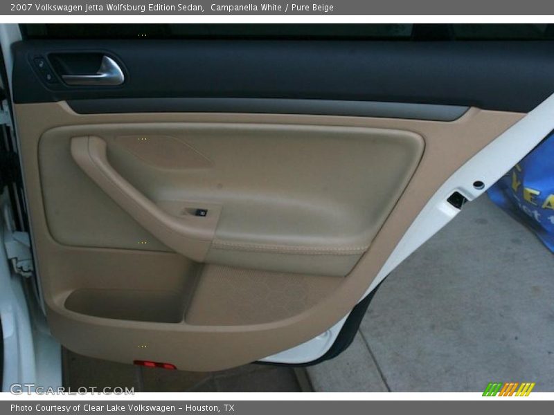 Campanella White / Pure Beige 2007 Volkswagen Jetta Wolfsburg Edition Sedan