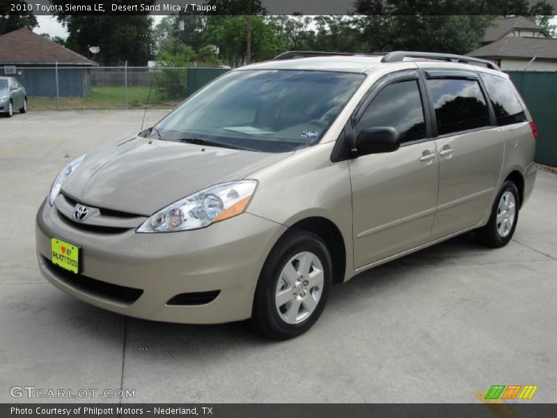 Desert Sand Mica / Taupe 2010 Toyota Sienna LE