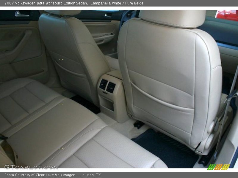 Campanella White / Pure Beige 2007 Volkswagen Jetta Wolfsburg Edition Sedan