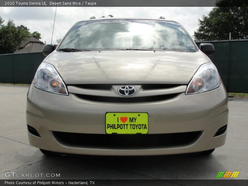 Desert Sand Mica / Taupe 2010 Toyota Sienna LE