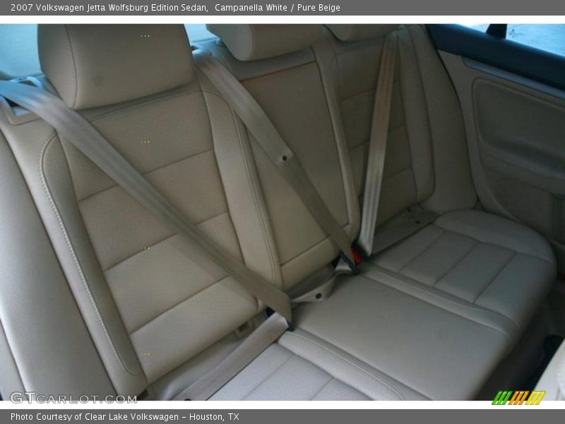 Campanella White / Pure Beige 2007 Volkswagen Jetta Wolfsburg Edition Sedan