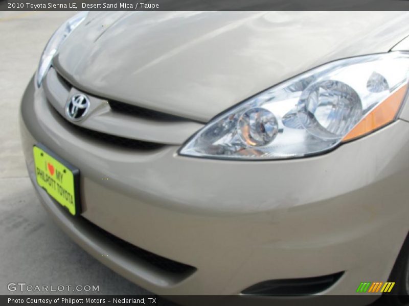 Desert Sand Mica / Taupe 2010 Toyota Sienna LE