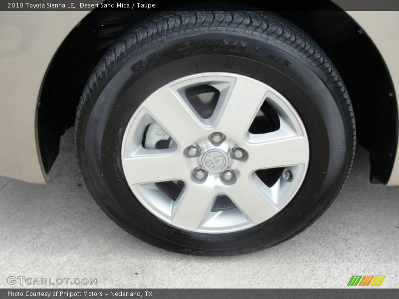 Desert Sand Mica / Taupe 2010 Toyota Sienna LE