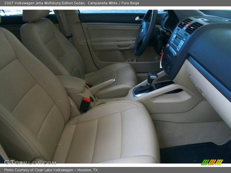 Campanella White / Pure Beige 2007 Volkswagen Jetta Wolfsburg Edition Sedan