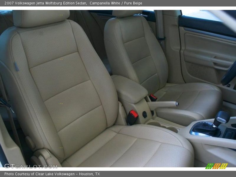 Campanella White / Pure Beige 2007 Volkswagen Jetta Wolfsburg Edition Sedan