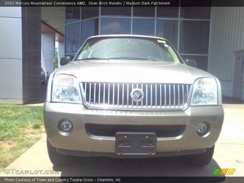 Silver Birch Metallic / Medium Dark Parchment 2003 Mercury Mountaineer Convenience AWD