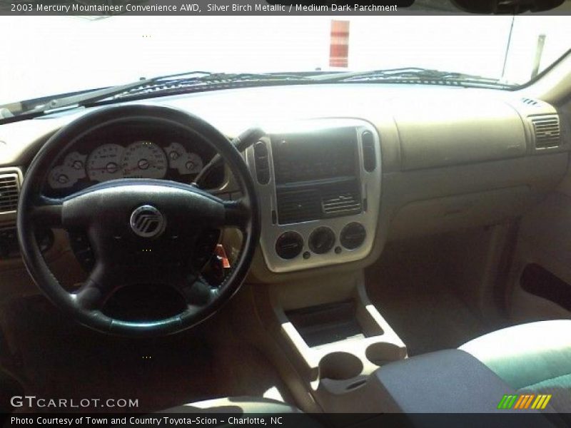 Silver Birch Metallic / Medium Dark Parchment 2003 Mercury Mountaineer Convenience AWD