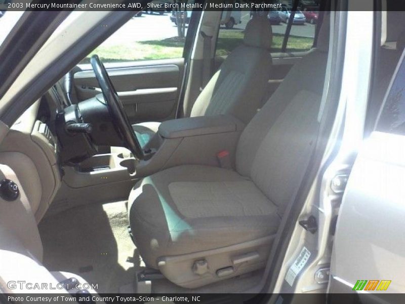 Silver Birch Metallic / Medium Dark Parchment 2003 Mercury Mountaineer Convenience AWD