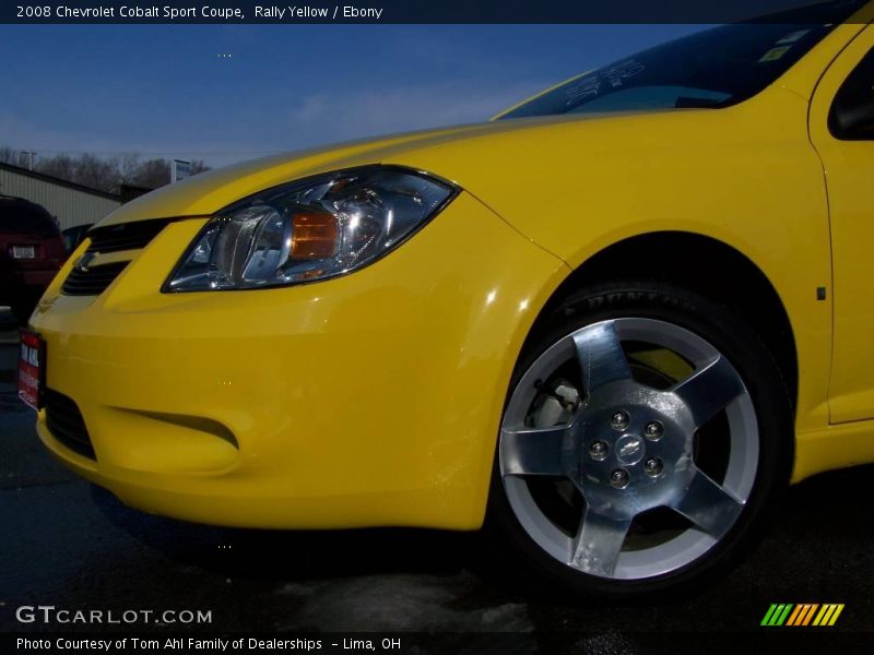 Rally Yellow / Ebony 2008 Chevrolet Cobalt Sport Coupe