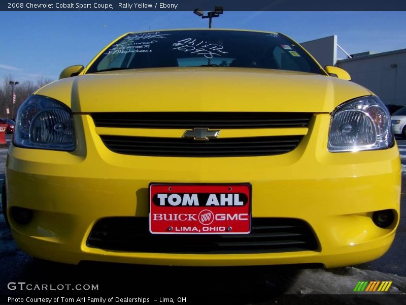Rally Yellow / Ebony 2008 Chevrolet Cobalt Sport Coupe