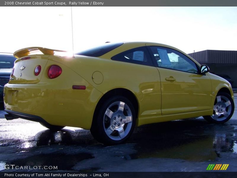 Rally Yellow / Ebony 2008 Chevrolet Cobalt Sport Coupe