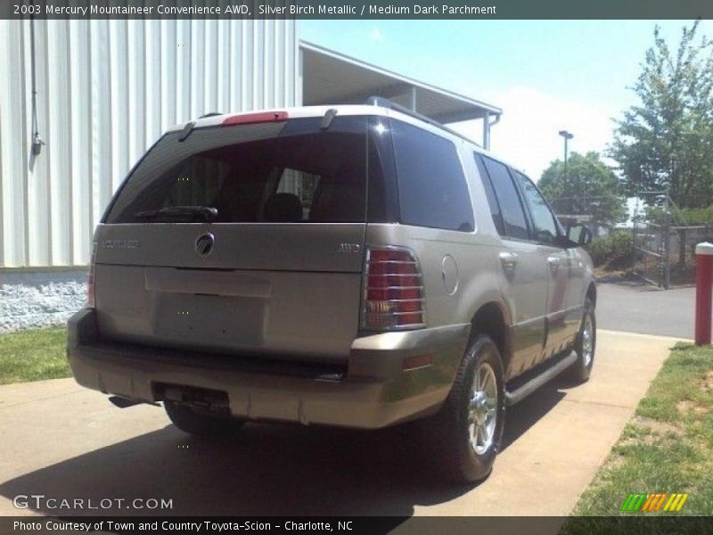 Silver Birch Metallic / Medium Dark Parchment 2003 Mercury Mountaineer Convenience AWD
