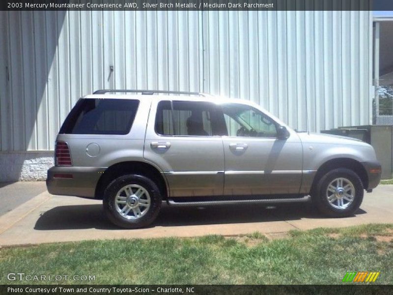 Silver Birch Metallic / Medium Dark Parchment 2003 Mercury Mountaineer Convenience AWD