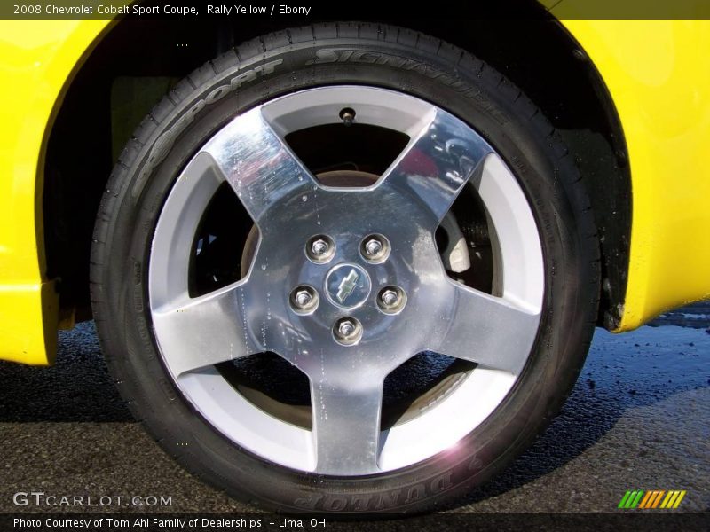 Rally Yellow / Ebony 2008 Chevrolet Cobalt Sport Coupe