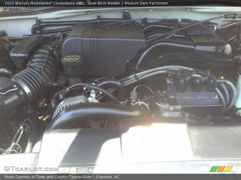 Silver Birch Metallic / Medium Dark Parchment 2003 Mercury Mountaineer Convenience AWD