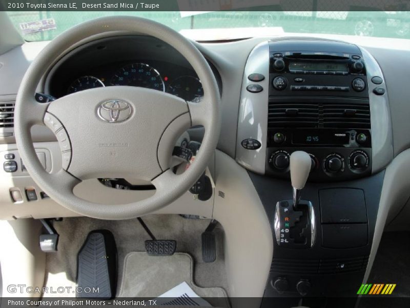 Desert Sand Mica / Taupe 2010 Toyota Sienna LE