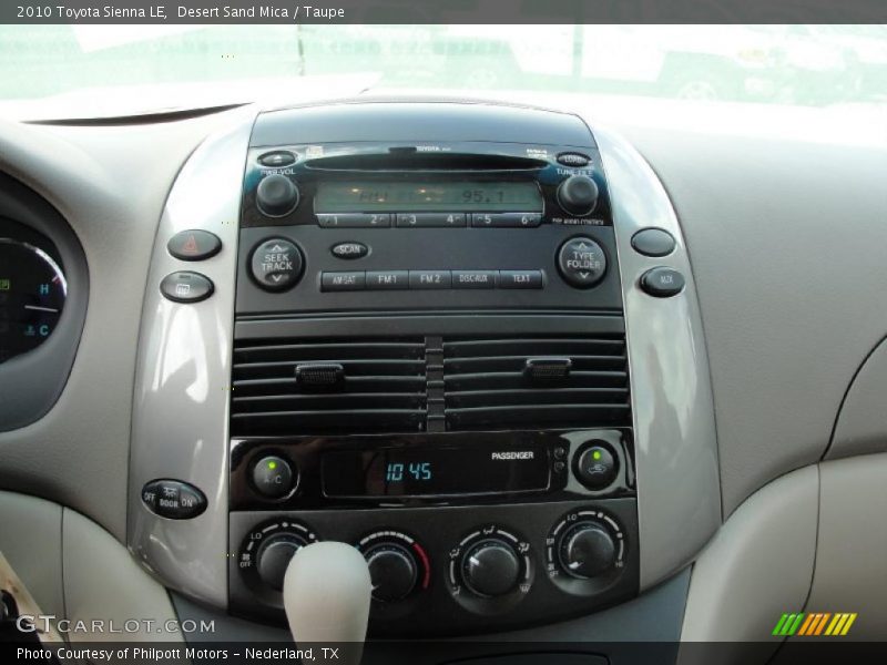 Desert Sand Mica / Taupe 2010 Toyota Sienna LE