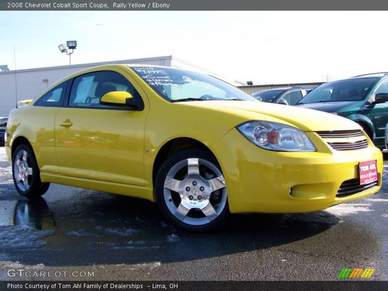 Rally Yellow / Ebony 2008 Chevrolet Cobalt Sport Coupe