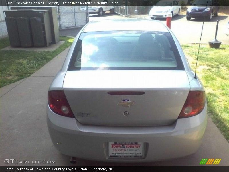 Ultra Silver Metallic / Neutral Beige 2005 Chevrolet Cobalt LT Sedan