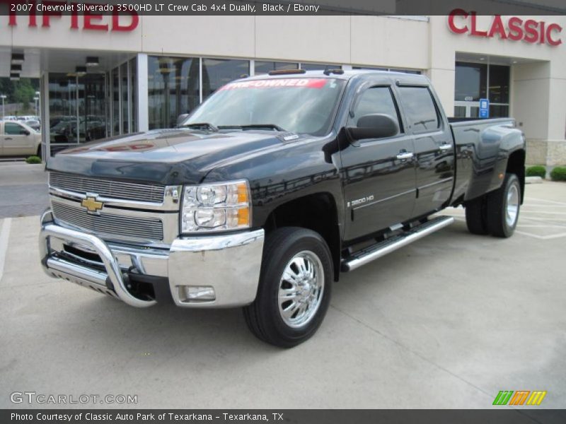 Black / Ebony 2007 Chevrolet Silverado 3500HD LT Crew Cab 4x4 Dually