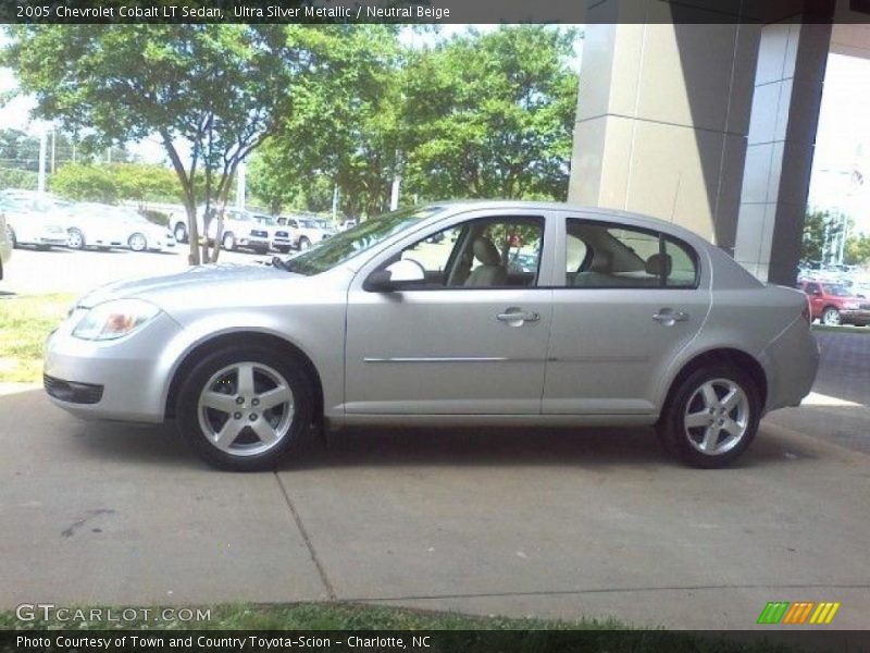 Ultra Silver Metallic / Neutral Beige 2005 Chevrolet Cobalt LT Sedan