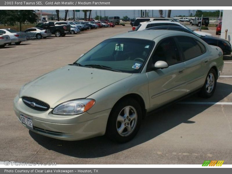 Gold Ash Metallic / Medium Parchment 2003 Ford Taurus SES