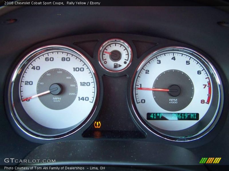 Rally Yellow / Ebony 2008 Chevrolet Cobalt Sport Coupe