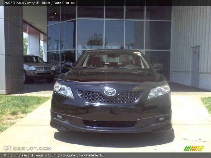 Black / Dark Charcoal 2007 Toyota Camry SE