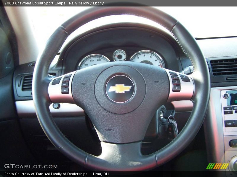 Rally Yellow / Ebony 2008 Chevrolet Cobalt Sport Coupe