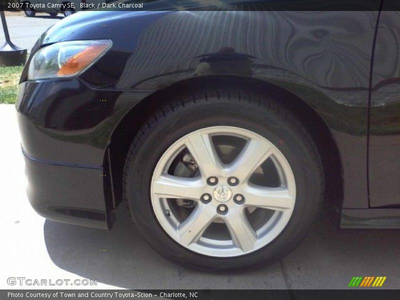 Black / Dark Charcoal 2007 Toyota Camry SE