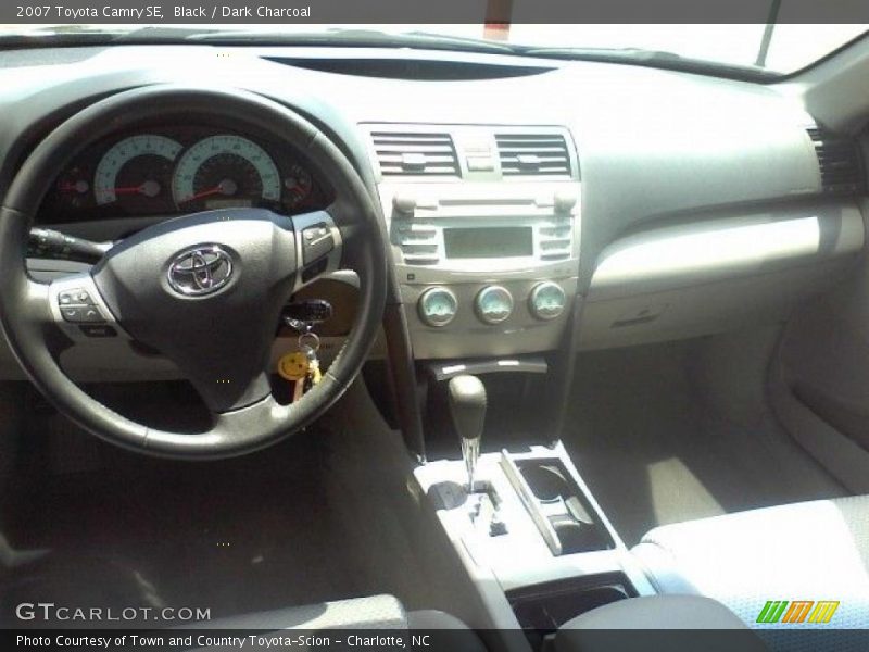 Black / Dark Charcoal 2007 Toyota Camry SE