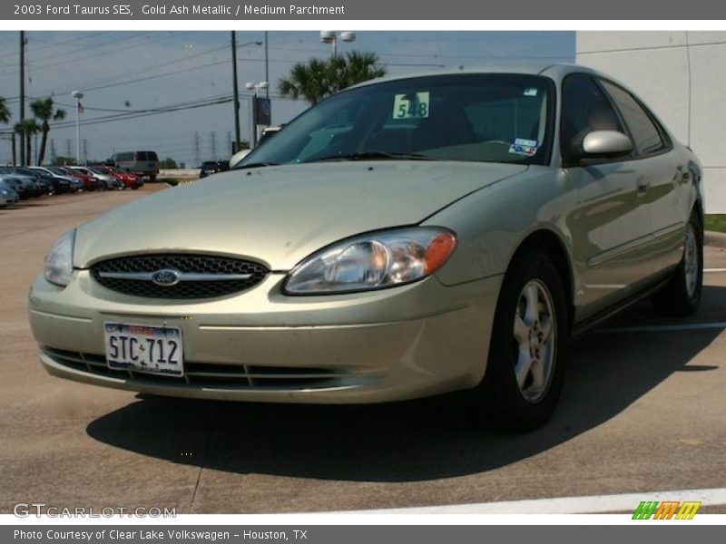 Gold Ash Metallic / Medium Parchment 2003 Ford Taurus SES