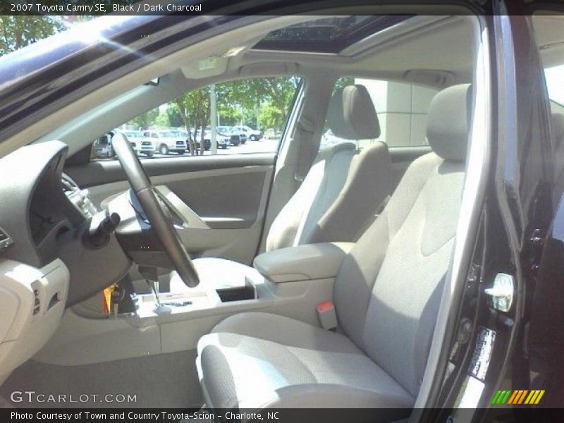 Black / Dark Charcoal 2007 Toyota Camry SE