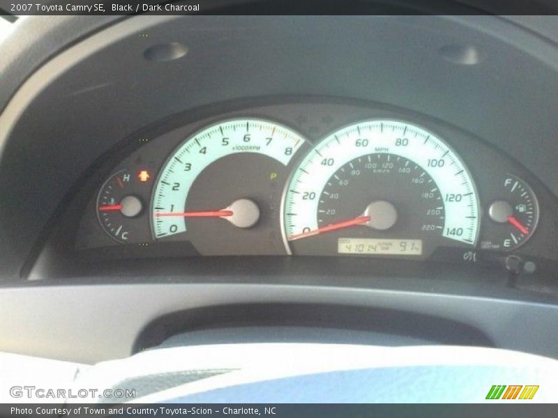 Black / Dark Charcoal 2007 Toyota Camry SE