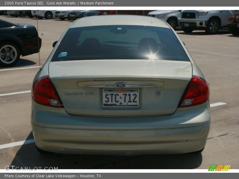 Gold Ash Metallic / Medium Parchment 2003 Ford Taurus SES
