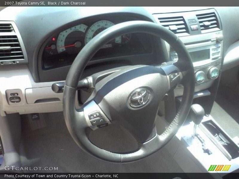 Black / Dark Charcoal 2007 Toyota Camry SE