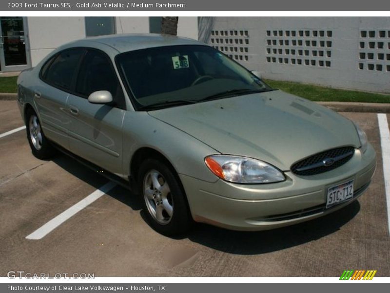Gold Ash Metallic / Medium Parchment 2003 Ford Taurus SES